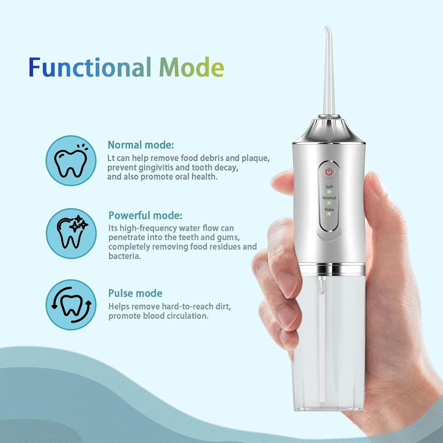 Rechargeable Portable Water Flosser
